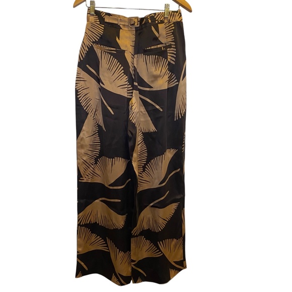 NWT Equipment Saganne Pant Marron Foncee/Taroudant Tan sz 00 - Picture 2 of 14